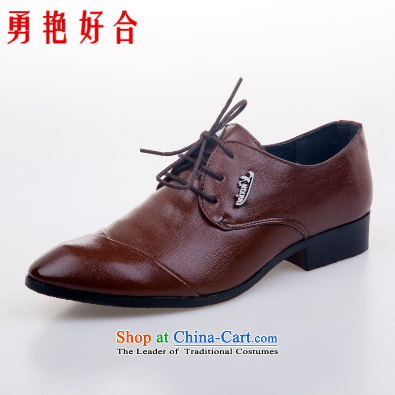 Yong-yeon and handsome wedding photography men business professional Korean daily leisure shoes groom men single shoes marriage black 41, Yong-yeon and shopping on the Internet has been pressed.