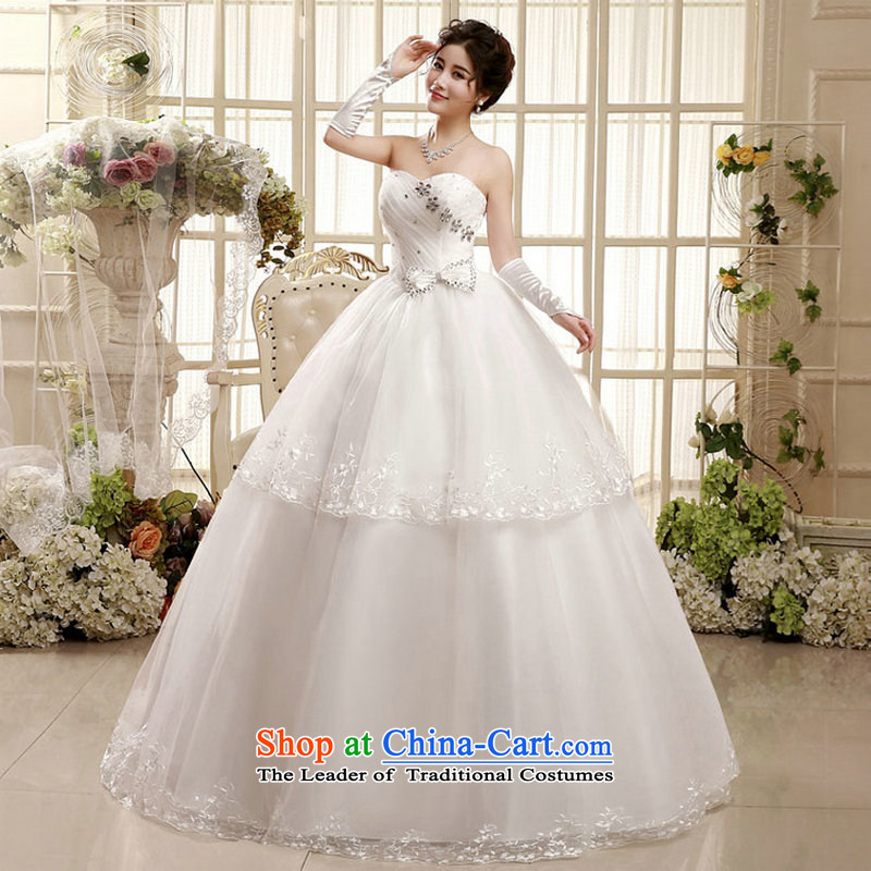 Yet, a wedding dresses new 2015 Korean style with chest wedding bride to align the wedding dress bon bon xs5888 autumn and winter package is a XL, , , , shopping on the Internet