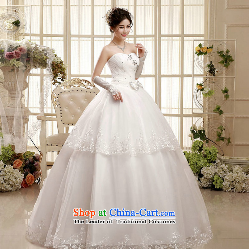 Yet, a wedding dresses new 2015 Korean style with chest wedding bride to align the wedding dress bon bon xs5888 autumn and winter package is a XL, , , , shopping on the Internet