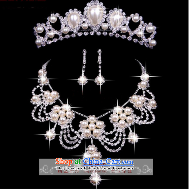 Wedding accessories bride bride jewelry and ornaments three kit Korean crown necklace earrings wedding Jewelry marry earring white crown picture, prices, brand platters! The elections are supplied in the national character of distribution, so action, buy now enjoy more preferential! As soon as possible.