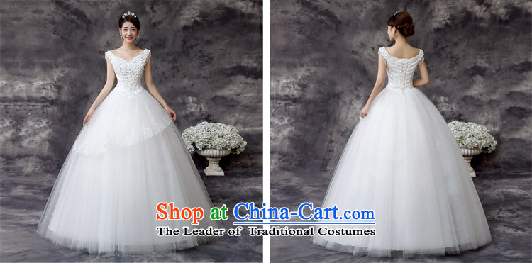 Mr. Spring and Autumn 2015 new Korean sweet flowers V-Neck Princess high large waist video thin petticoats wedding pictures, price XL white, brand platters! The elections are supplied in the national character of distribution, so action, buy now enjoy more preferential! As soon as possible.