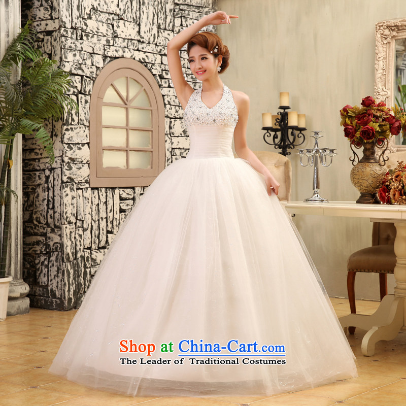 Mr. Guissé 2015 new stylish sexy kit also luxury princess pearl ornaments back waist video thin and high in wedding white XXL, (MRJI) , , , shopping on the Internet
