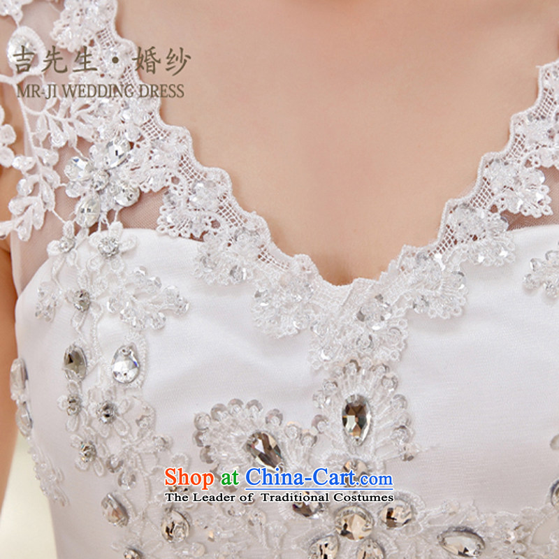 Mr. Guissé 2015 new high-end luxury pearl ornaments shoulders lace decorated large amount of wedding white customization, Mr. MRJI) , , , shopping on the Internet