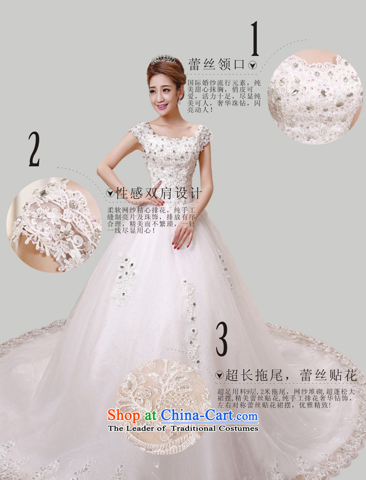 Mr. Guissé 2015 new word shoulder luxury lace diamond jewelry ultra-strong air farm long tail petticoats wedding white custom image, prices, brand platters! The elections are supplied in the national character of distribution, so action, buy now enjoy more preferential! As soon as possible.