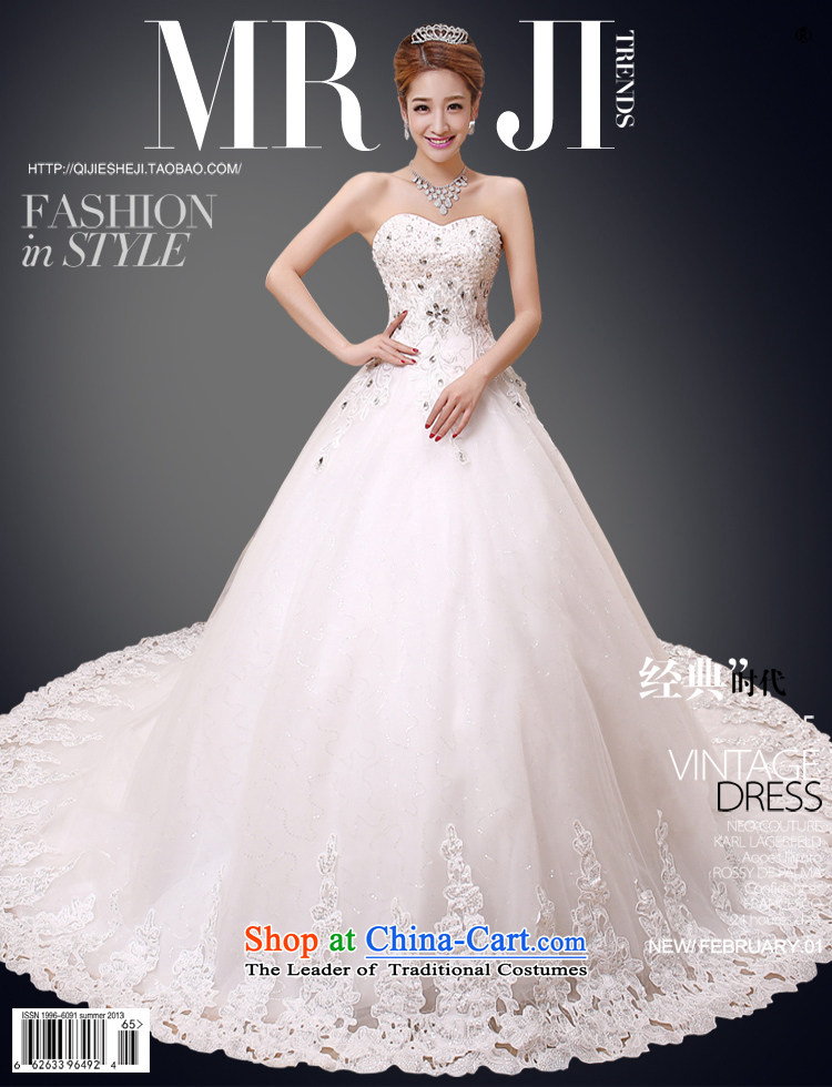 Mr. Guissé 2015 new anointed chest luxuriously designed for manual pearl ornaments high waist super deluxe Sau San tail wedding white custom image, prices, brand platters! The elections are supplied in the national character of distribution, so action, buy now enjoy more preferential! As soon as possible.