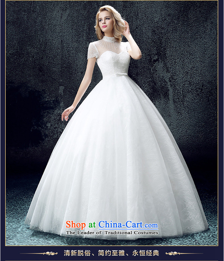 Wedding dress 2015 autumn and winter new collar align to the word wedding fashion bridal package shoulder shoulder bon bon skirt wedding white L picture, prices, brand platters! The elections are supplied in the national character of distribution, so action, buy now enjoy more preferential! As soon as possible.