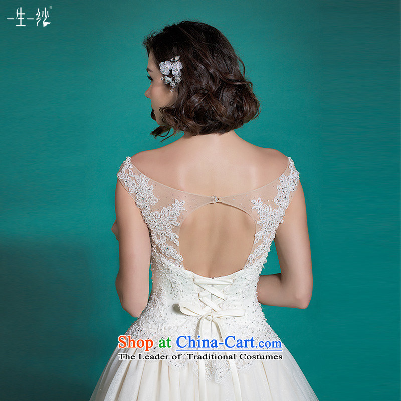 A lifetime of pregnant women wedding package shoulder minimalist princess skirt tail wedding autumn 2015 401501383 white tailored for not returning the switch does not, a Lifetime yarn , , , shopping on the Internet