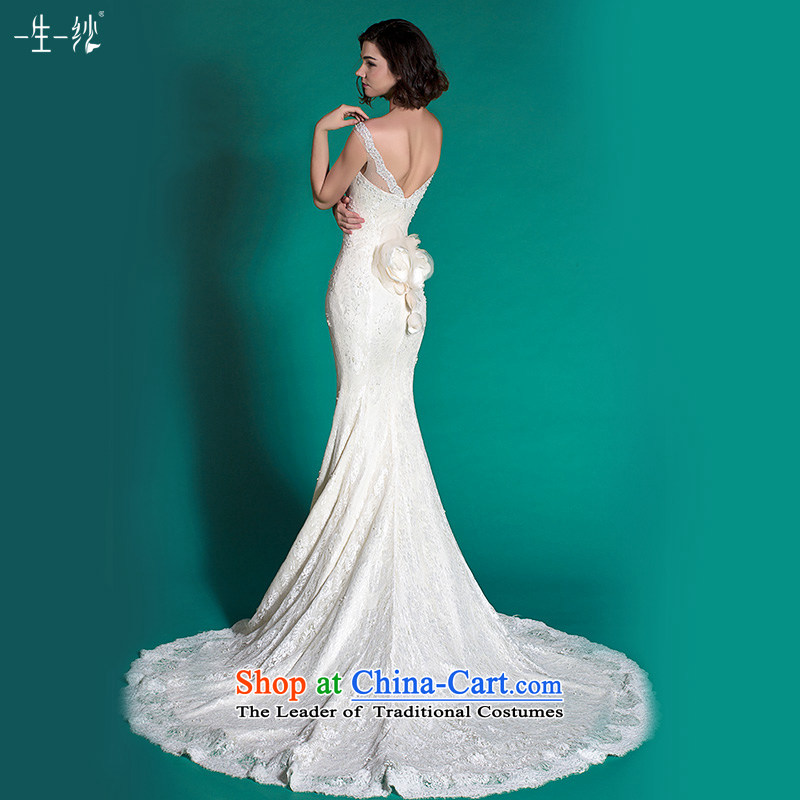 A lifetime of a crowsfoot wedding tail wedding dress autumn 2015 Europe and America through lace white 170/94A 401501388 wedding day 30 pre-sale, a Lifetime yarn , , , shopping on the Internet