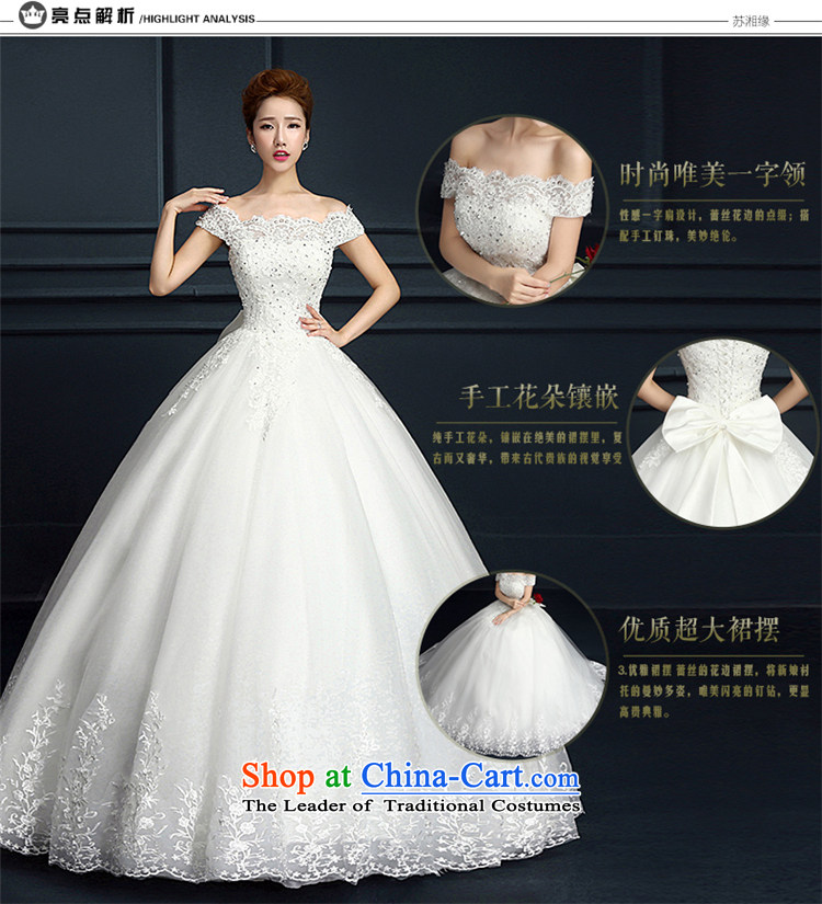 Wedding dress 2015 winter new Korean-style and simplicity to align graphics thin marriages a field shoulder wedding photo L, prices, brand platters! The elections are supplied in the national character of distribution, so action, buy now enjoy more preferential! As soon as possible.