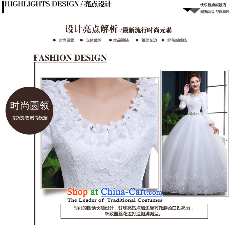 Wedding dress 2015 new winter wedding thick winter clothing to align the bride warm autumn and winter, female white long-sleeved wedding S picture, prices, brand platters! The elections are supplied in the national character of distribution, so action, buy now enjoy more preferential! As soon as possible.