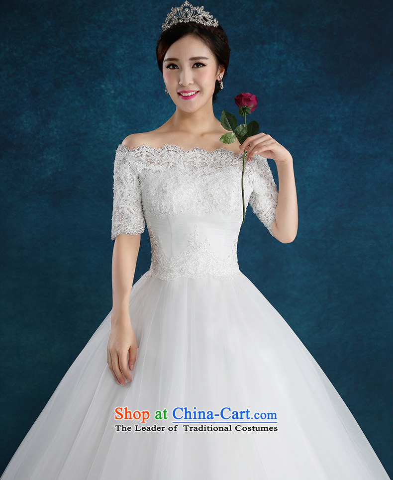 Tim hates makeup and one Field shoulder wedding winter clothing new 2015 Korean style wedding marriages lace larger straps to align the dresses diamond wedding HS009 trailing white tailored does not allow for pictures, prices, brand platters! The elections are supplied in the national character of distribution, so action, buy now enjoy more preferential! As soon as possible.