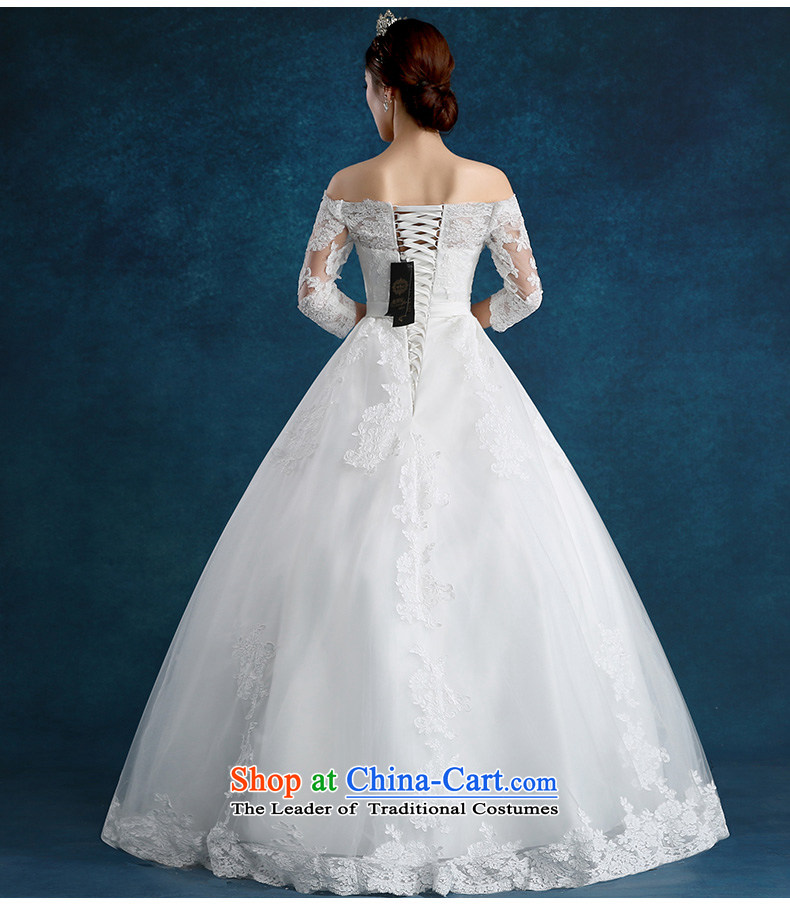 Tim hates makeup and one Field shoulder wedding winter clothing new 2015 Korean style wedding marriages lace larger straps to align the diamond dress tail HS01 wedding pictures, price white S platters, brand! The elections are supplied in the national character of distribution, so action, buy now enjoy more preferential! As soon as possible.