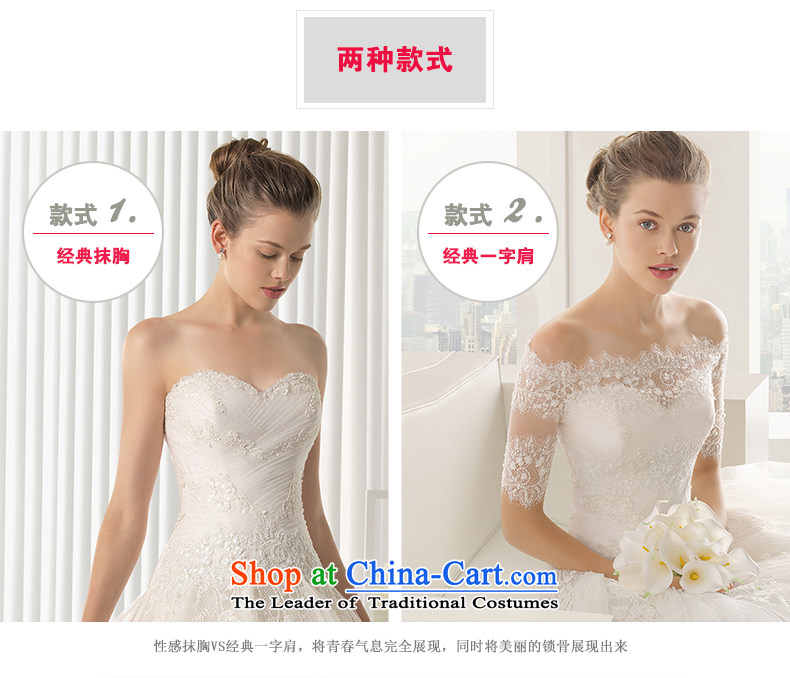The word bride wedding dresses shoulder the new 2015 winter wiping the chest minimalist lace in cuff small trailing customized Sau San white field shoulder S picture, prices, brand platters! The elections are supplied in the national character of distribution, so action, buy now enjoy more preferential! As soon as possible.