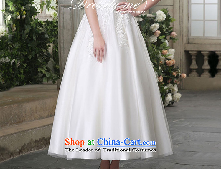 Custom Wedding 2015 dressilyme autumn and winter new V-Neck sleeveless waist high waist V back a version of the bride wedding dress White - No spot S picture, prices, brand platters! The elections are supplied in the national character of distribution, so action, buy now enjoy more preferential! As soon as possible.