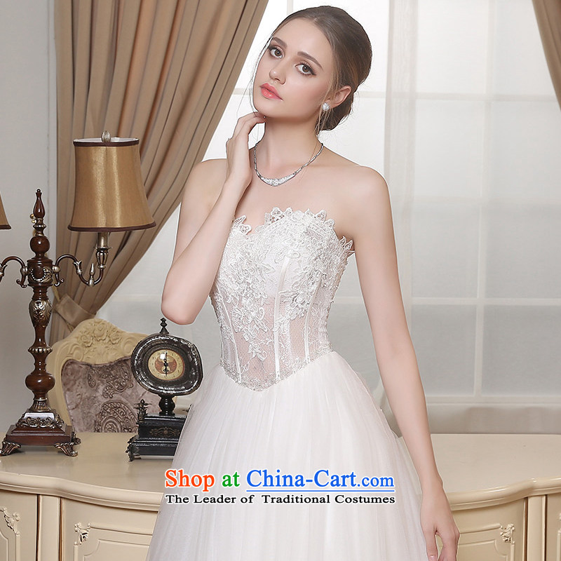 Custom Wedding 2015 dressilyme autumn and winter new lace anointed chest fish bone and three-dimensional version A small trailing straps, bridal wedding dress ivory - no spot XXXL,DRESSILY OCCASIONS ME WEAR ON-LINE,,, shopping on the Internet
