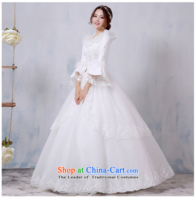 Winter wedding dresses 2015 new bride large graphics thin marriage winter long-sleeved thick warm winter of wedding pictures, prices, XL brand platters! The elections are supplied in the national character of distribution, so action, buy now enjoy more preferential! As soon as possible.