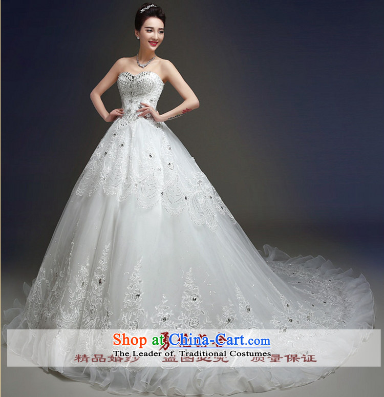 Yong-yeon and 2015 winter new stylish Korean version of large code and chest wedding dresses marriages tail lace Diamond White made no allowance picture size, prices, brand platters! The elections are supplied in the national character of distribution, so action, buy now enjoy more preferential! As soon as possible.