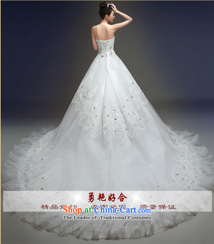 Yong-yeon and 2015 winter new stylish Korean version of large code and chest wedding dresses marriages tail lace Diamond White made no allowance picture size, prices, brand platters! The elections are supplied in the national character of distribution, so action, buy now enjoy more preferential! As soon as possible.