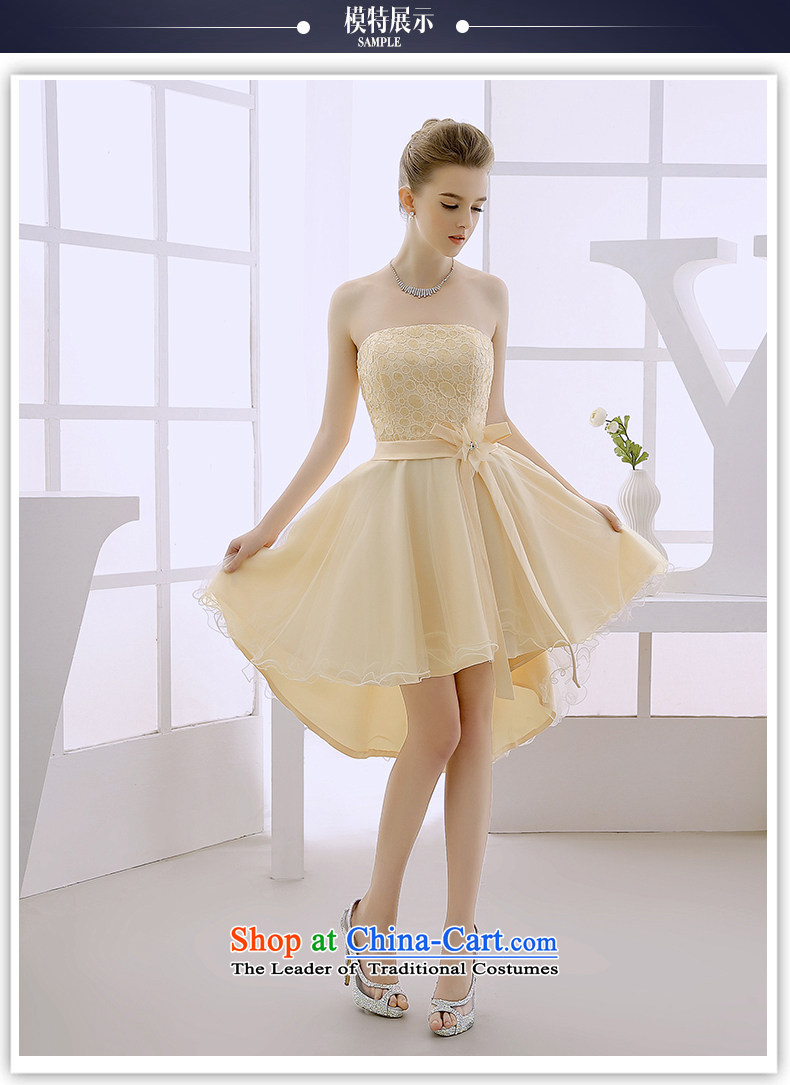 2015 Winter Jackets bride bridesmaid services serving the small chest wiped bows dress skirt banquet dinner gatherings birthday evening dress orange L picture, prices, brand platters! The elections are supplied in the national character of distribution, so action, buy now enjoy more preferential! As soon as possible.