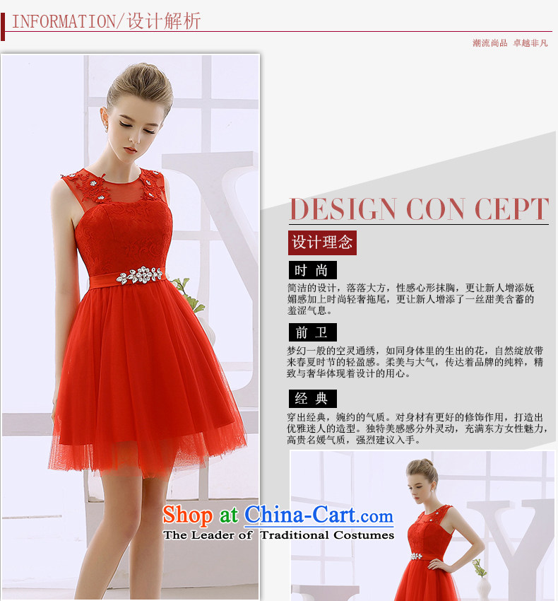 2015 WINTER new evening dresses dresses small red dress short skirt bridesmaid service, princess skirt white L picture, prices, brand platters! The elections are supplied in the national character of distribution, so action, buy now enjoy more preferential! As soon as possible.