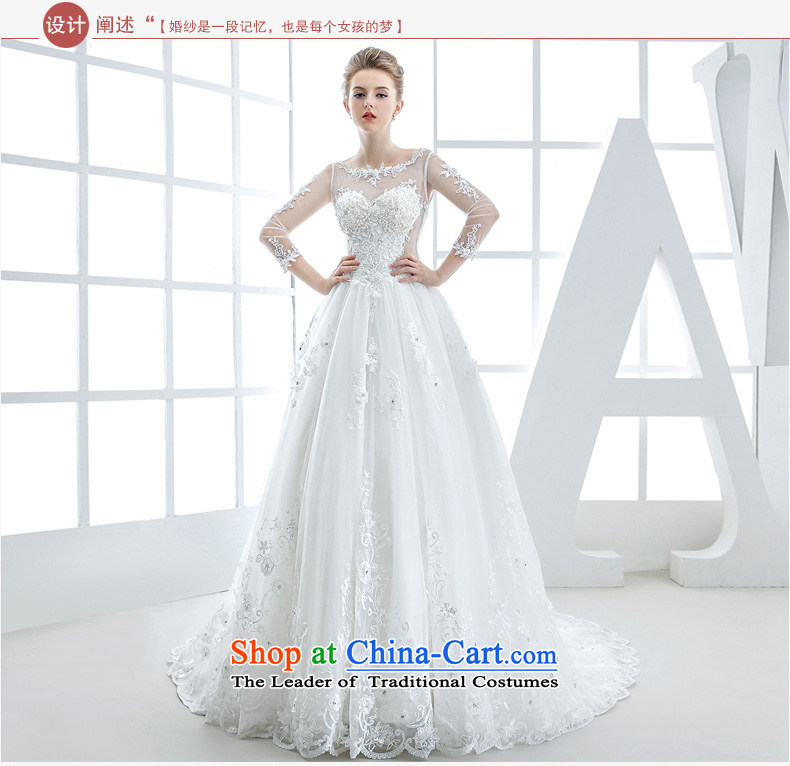 Wedding dress 2015 winter new bride in long-sleeved Korean lace Sau San tie long tail large tail 1 m and Mei White XL Photo, prices, brand platters! The elections are supplied in the national character of distribution, so action, buy now enjoy more preferential! As soon as possible.