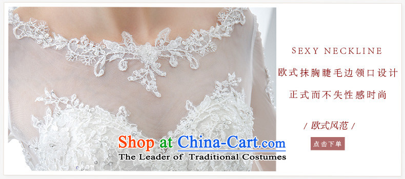 Wedding dress 2015 winter new bride in long-sleeved Korean lace Sau San tie long tail large tail 1 m and Mei White XL Photo, prices, brand platters! The elections are supplied in the national character of distribution, so action, buy now enjoy more preferential! As soon as possible.