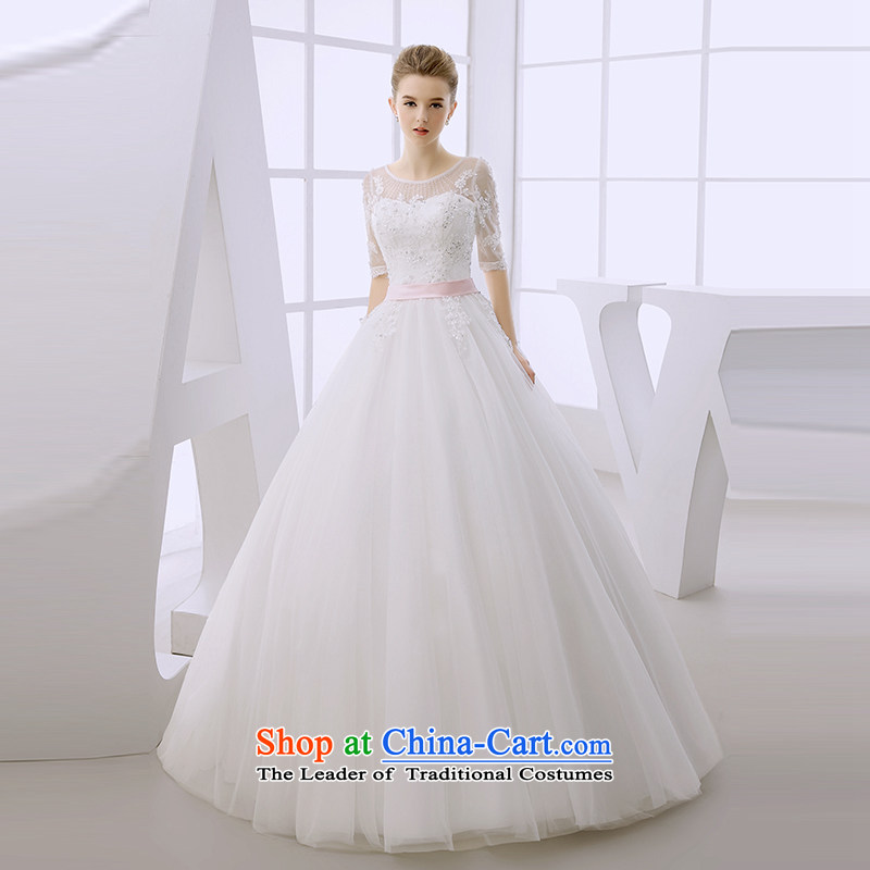 Wedding dress 2015 winter bride shoulders retro bon bon skirt to align the Cuff, Suzhou women made out of white , L, bride honeymoon shopping on the Internet has been pressed.