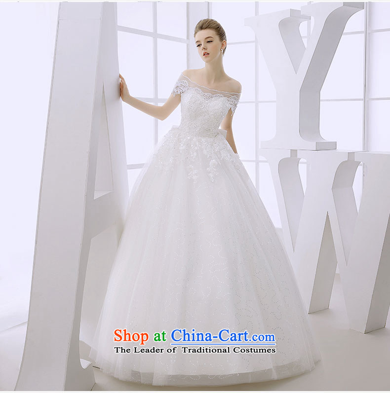Wedding dress the Word 2015 winter bride shoulder a field for wiping the chest bow ties with Europe and the high-end alignment out of white S picture, prices, brand platters! The elections are supplied in the national character of distribution, so action, buy now enjoy more preferential! As soon as possible.