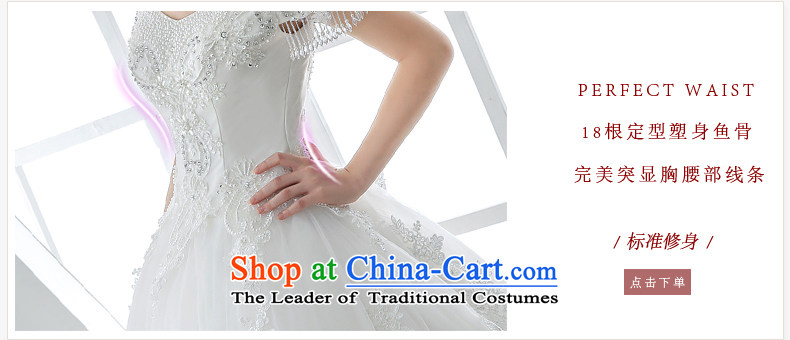 Wedding dress the Word 2015 winter bride shoulder v-neck in the Western Palace of high-end luxury fashion out of Sau San White XL Photo, prices, brand platters! The elections are supplied in the national character of distribution, so action, buy now enjoy more preferential! As soon as possible.