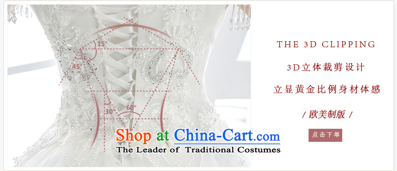 Wedding dress the Word 2015 winter bride shoulder v-neck in the Western Palace of high-end luxury fashion out of Sau San White XL Photo, prices, brand platters! The elections are supplied in the national character of distribution, so action, buy now enjoy more preferential! As soon as possible.