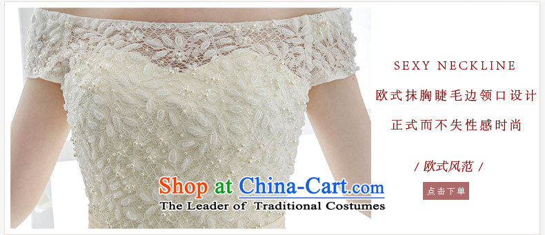 Wedding dress the Word 2015 winter bride shoulder and chest champagne color western retro irrepressible high-end high-huns champagne color XL Photo, prices, brand platters! The elections are supplied in the national character of distribution, so action, buy now enjoy more preferential! As soon as possible.