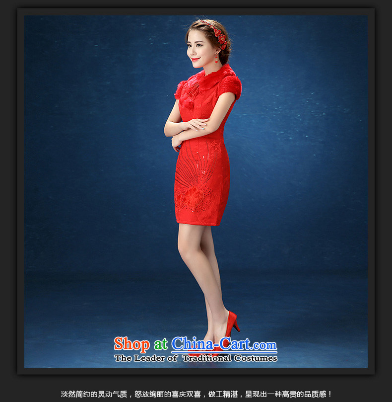 2015 WINTER winter wedding dresses marriages qipao red short of Sau San short qipao etiquette bows services red XL Photo, prices, brand platters! The elections are supplied in the national character of distribution, so action, buy now enjoy more preferential! As soon as possible.