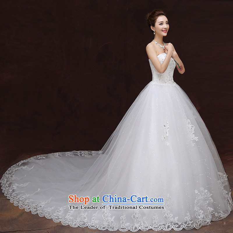 Rain was anointed with the new 2015 Yi chest wedding dresses spring and summer Korean brides align to Sau San video thin nail diamond wedding white HS893 pearl white streak of tailored, rain coat is , , , shopping on the Internet