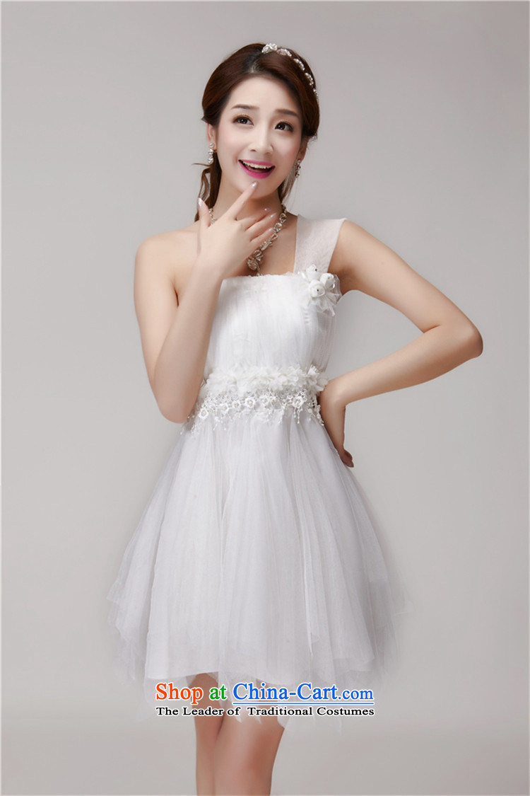 The Korean version of the Mui bridesmaid services mission dress evening dress sister skirts banquet short of small dress apricot M brand, prices, picture platters! The elections are supplied in the national character of distribution, so action, buy now enjoy more preferential! As soon as possible.