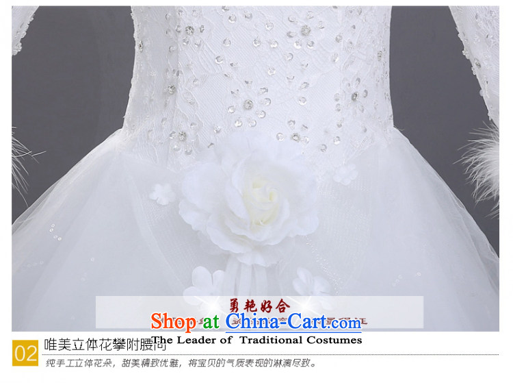 Yong-yeon and autumn and winter wedding dresses 2015 new Korean style to align the large graphics thin thickened Sau San 7 cuff white made no allowance picture size, prices, brand platters! The elections are supplied in the national character of distribution, so action, buy now enjoy more preferential! As soon as possible.