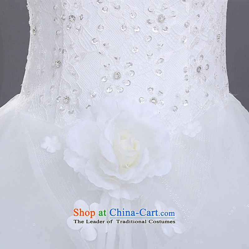 Yong-yeon and autumn and winter wedding dresses 2015 new Korean style to align the large graphics thin thickened Sau San 7 cuff white made no refunds or exchanges, Yong Size Yim Close shopping on the Internet has been pressed.