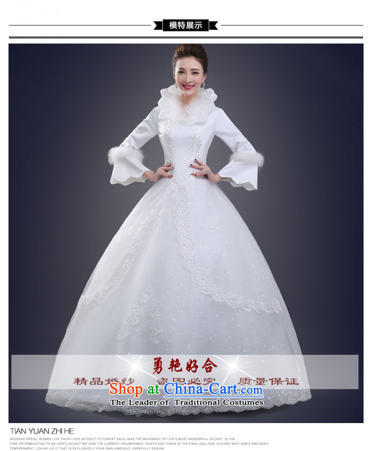 Yong-yeon and 2015 winter new wedding long-sleeved plus cotton waffle winter) marriages to align the wedding large white XL pictures, Sau San price, brand platters! The elections are supplied in the national character of distribution, so action, buy now enjoy more preferential! As soon as possible.