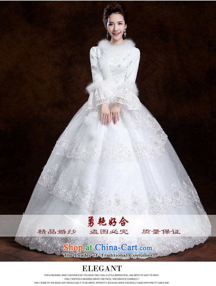 Yong-yeon and 2015 autumn and winter new wedding alignment with long-sleeved thickened to bind marriages wedding yard white made no allowance picture size, prices, brand platters! The elections are supplied in the national character of distribution, so action, buy now enjoy more preferential! As soon as possible.