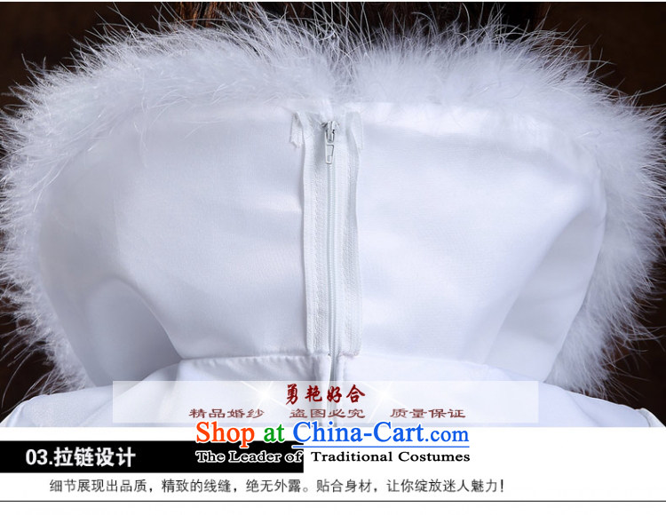 Yong-yeon and marriages wedding new 2015 autumn and winter long-sleeved thick hair collar align to the winter) Wedding yard white S picture, prices, brand platters! The elections are supplied in the national character of distribution, so action, buy now enjoy more preferential! As soon as possible.