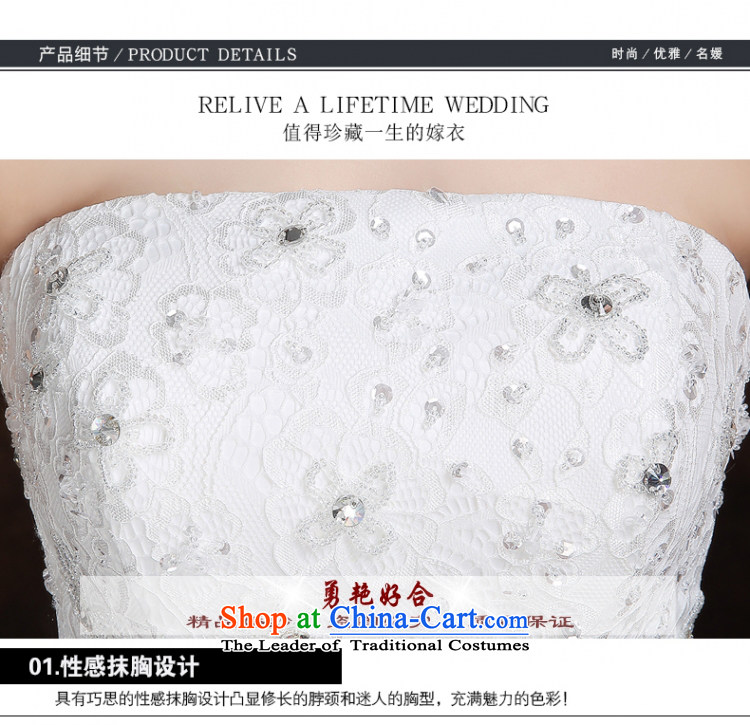 Yong-yeon and wipe the chest wedding dresses of autumn and winter 2015 new marriages to align the large Korean lace strap White XXL pictures, Sau San price, brand platters! The elections are supplied in the national character of distribution, so action, buy now enjoy more preferential! As soon as possible.
