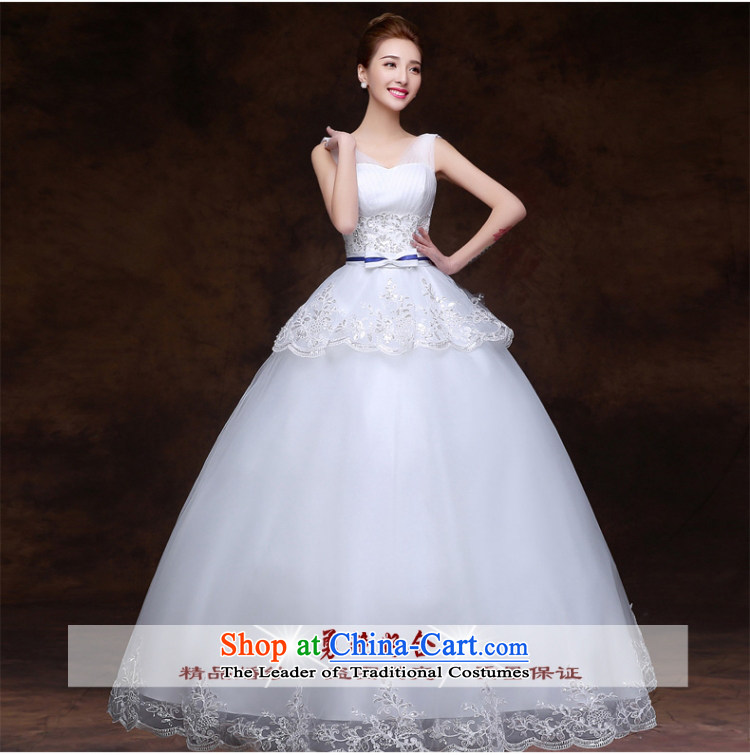 Yong-yeon and wedding dresses 2015 new 2 to align the shoulder a Korean-style field shoulder lace wedding straps for larger picture, XXL white Sau San price, brand platters! The elections are supplied in the national character of distribution, so action, buy now enjoy more preferential! As soon as possible.