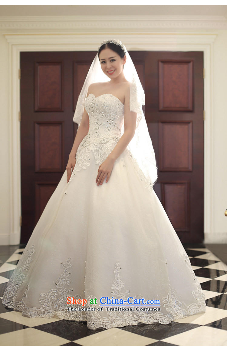 Kyrgyz-US married arts wedding dresses Summer 2015 New Long Tail Korean style large water drilling lace 7532 bride wedding tail  15 day shipping XXL picture, prices, brand platters! The elections are supplied in the national character of distribution, so action, buy now enjoy more preferential! As soon as possible.