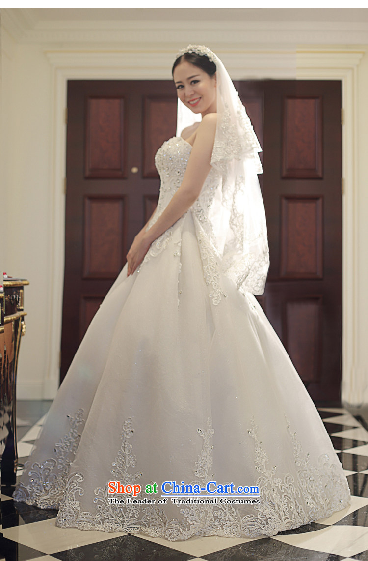 Kyrgyz-US married arts wedding dresses Summer 2015 New Long Tail Korean style large water drilling lace 7532 bride wedding tail  15 day shipping XXL picture, prices, brand platters! The elections are supplied in the national character of distribution, so action, buy now enjoy more preferential! As soon as possible.