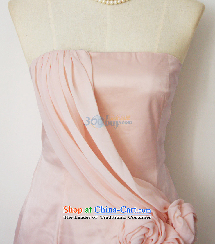 Of the 2015 Korean glued to the new women's short of marriage bridesmaid sister sweet flowers ladies performances and chest chiffon moderator small dress skirt 3616 pink XL Photo, prices, brand platters! The elections are supplied in the national character of distribution, so action, buy now enjoy more preferential! As soon as possible.