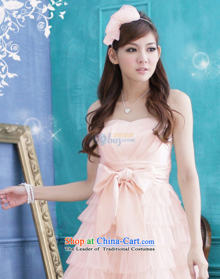 Of the 2015 Korean glued to the new women's Short, chaired banquet bridesmaid performances sweet gauze tether bow tie layers of cake small dress skirt 3621 apricot color codes are pictures, prices, brand platters! The elections are supplied in the national character of distribution, so action, buy now enjoy more preferential! As soon as possible.