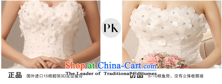 2015 Autumn and winter new stylish Korean version manually flowers wedding dresses long tail large graphics thin large Sau San tail 200CM TAIL XL Photo, prices, brand platters! The elections are supplied in the national character of distribution, so action, buy now enjoy more preferential! As soon as possible.