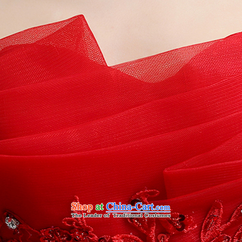 Yong-yeon and wedding dresses new 2015 autumn and winter marriages and chest Korean align to bind with the large number of red XL, Yong-yeon and shopping on the Internet has been pressed.
