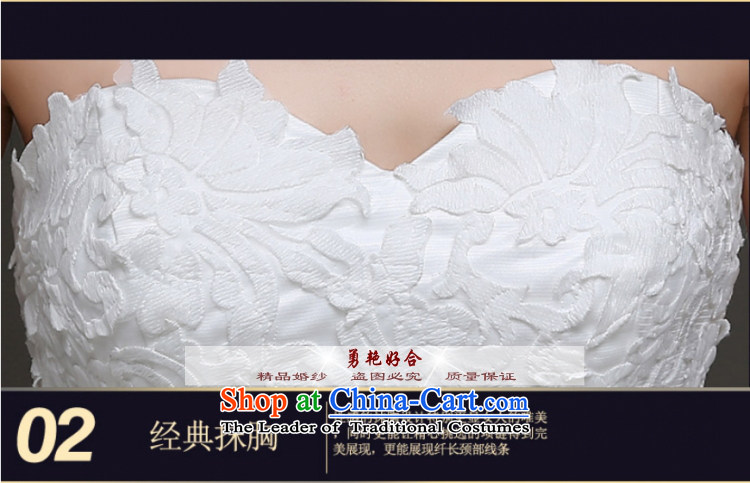 Yong-yeon and autumn and winter wedding dresses new marriages and chest 2015 lace straps to align the Korean female Sau San made no size white returning picture, prices, brand platters! The elections are supplied in the national character of distribution, so action, buy now enjoy more preferential! As soon as possible.