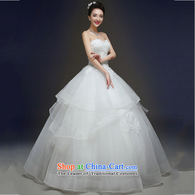 Yong-yeon and autumn and winter wedding dresses new marriages and chest 2015 lace straps to align the Korean female Sau San made no size white replacement, and Yim-yong , , , shopping on the Internet