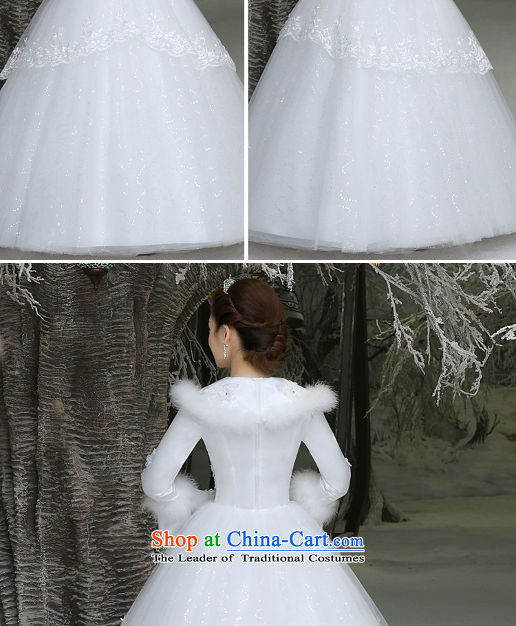 The privilege of serving-leung winter wedding dresses new bride wedding dress larger long-sleeved Korean minimalist white M to align the picture, prices, brand platters! The elections are supplied in the national character of distribution, so action, buy now enjoy more preferential! As soon as possible.